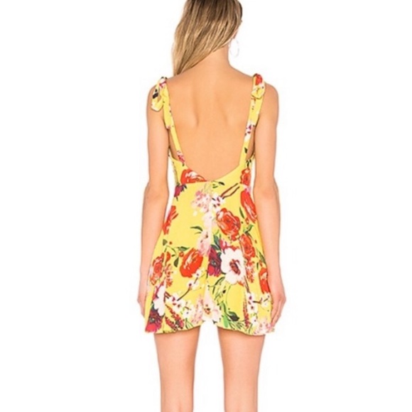 Revolve brand Privacy Please Daisy floral Mini dress in Dandelion XS - Picture 2 of 3